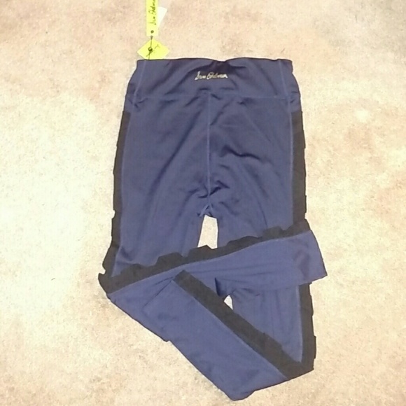 NWT Sam Edelman Criss Cross Mesh Leggings - Picture 4 of 7